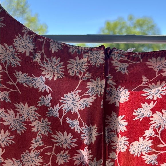 Floral Red Maxi Dress - Picture 8 of 16